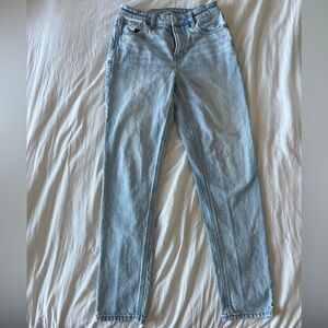 American Eagle Outfitters Light Blue High Rise Strigid Jeans